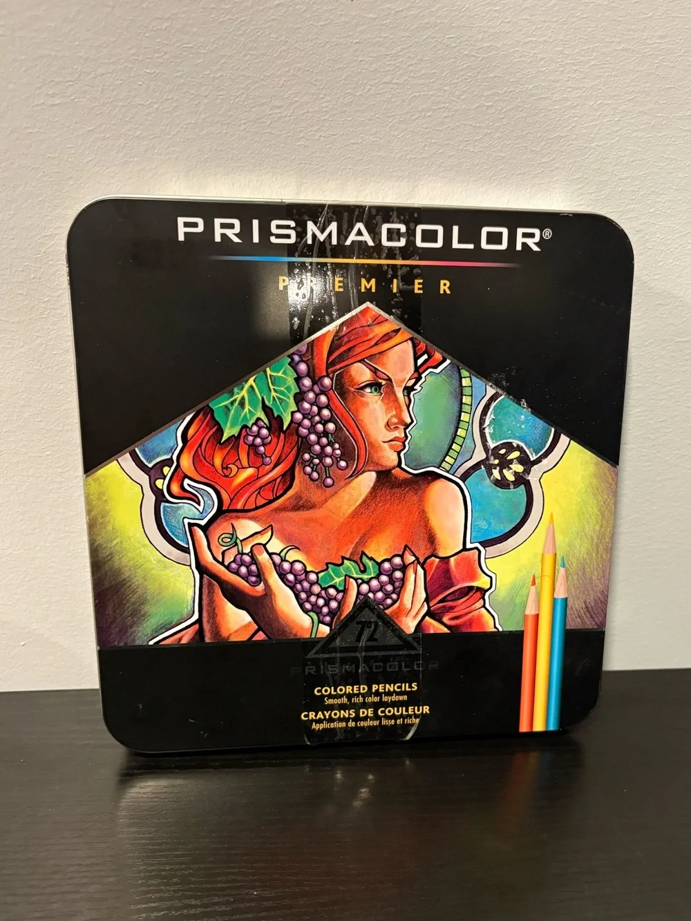 Prismacolor Premier 72 Colored Pencils Complete Set Metal Tin